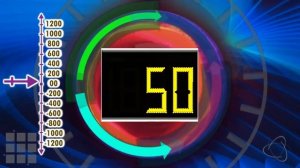 BCG 4 Minutes Countdown+Stopwatch (Number Line from -1200 to 1200) Remix Game of Life 1990 Theme