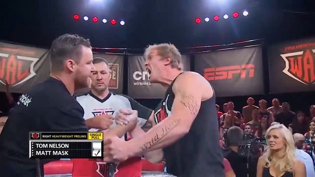 Matt Mask v Tom Nelson: WAL 2015, Heavyweight Prelims, Right Hand смотреть онлайн