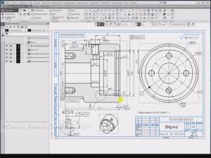 АКТПП. ПР №2.1 Часть 2. Оформление чертежа осесимметричной детали.