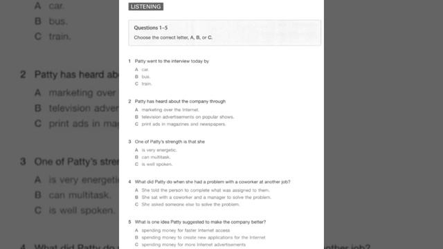 Ielts mini listening “multiple choice “ смотреть онлайн