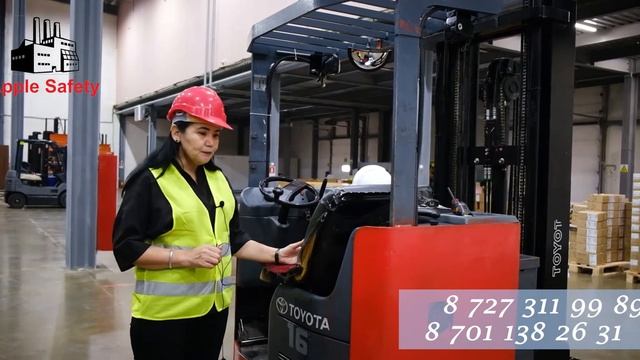 Штабелер тиегішінің жүргізушісі (Кара, вилочный погрузчик, электроштабелер) смотреть онлайн