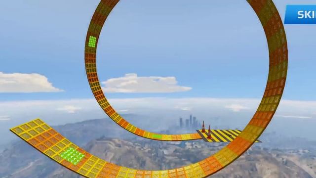 Ramps built for Superheroes SpiderMan race Hot Wheels car GTA V mods (stune car racing) android смотреть онлайн