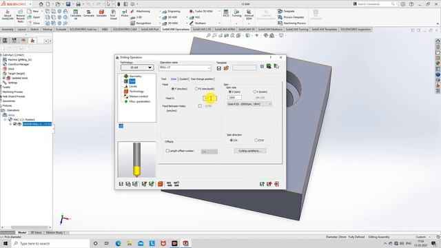 SOLID CAM 2D TOOLPATH (DRILL,PROFILE) смотреть онлайн