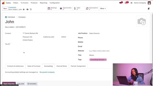Модуль продаж Odoo 17 смотреть онлайн