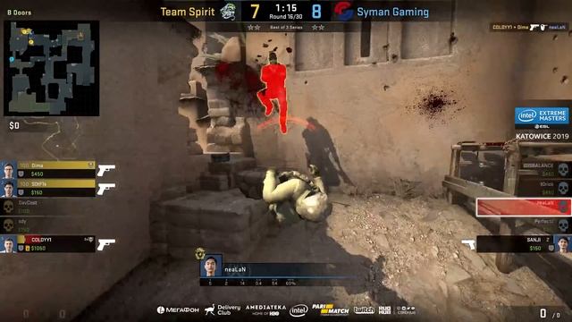 Spirit vs Syman - IEM Katowice CIS Minor - map1 - de_dust2 [Anishared & Gromjkeee] смотреть онлайн