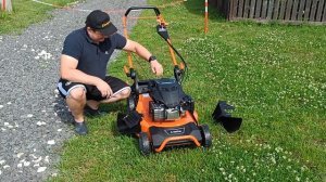 Короткий обзор и тест газонокосилки ZimAni LC553V