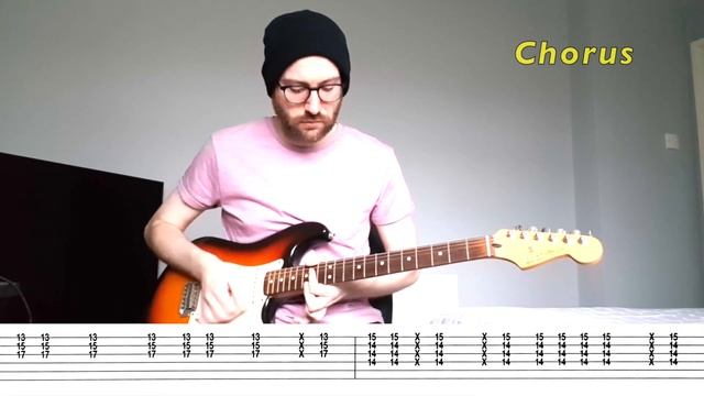 Red Hot Chili Peppers - Apache Rose Peacock (Guitar Cover) Lesson | Tab | Tutorial смотреть онлайн