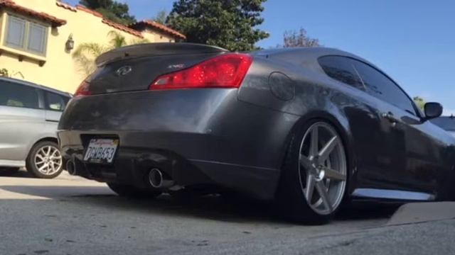 Q60s/G37s coupe Beluga Racing cat back exhaust смотреть онлайн