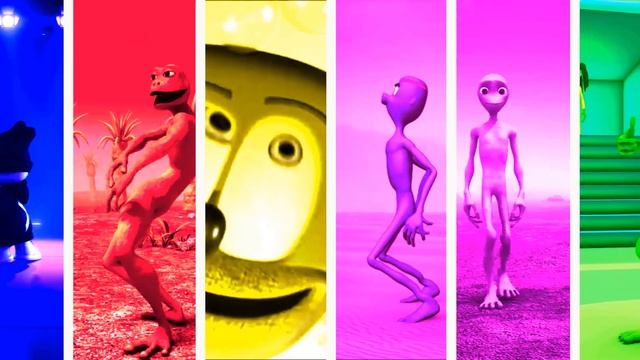 Me Kemaste Vs Patila Vs Alien Green Vs Gummy Bear Vs Dame Tu Cosita Color Dance Challenge
