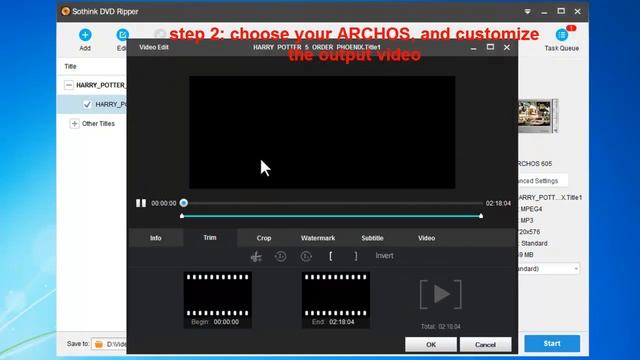 How to rip and convert DVD to ARCHOS? смотреть онлайн