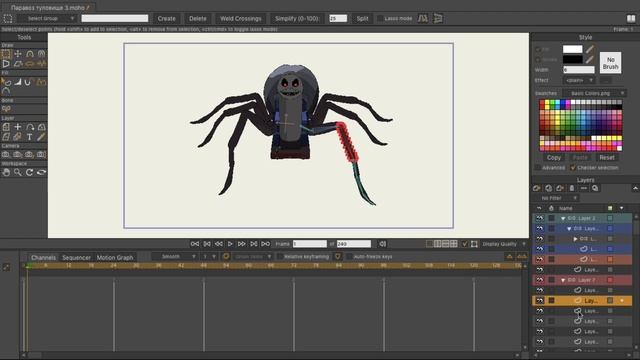 I made Cursed Thomas exe model for 2d animation смотреть онлайн