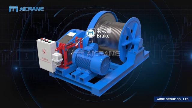Aicrane Electric Winch, Electric Construction Winch For Sale смотреть онлайн