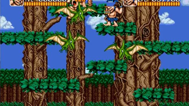 Joe and Mac Caveman Ninja Gameplay ( Sega genesis ) смотреть онлайн