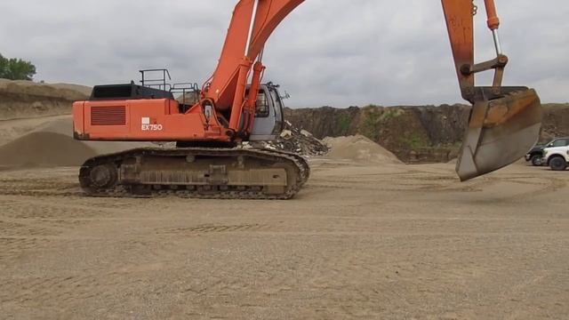 1997 HITACHI EX750-5 For Sale смотреть онлайн