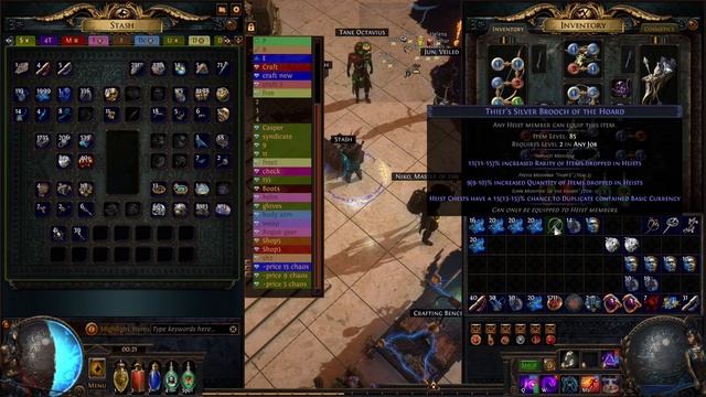 PoE 3.13 End Game Crafting EP-03 - Best Heist Brooch смотреть онлайн