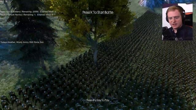Can Chuck Norris Defeat Zombie Horde and Save the World? (Ultimate Epic Battle Simulator) смотреть онлайн