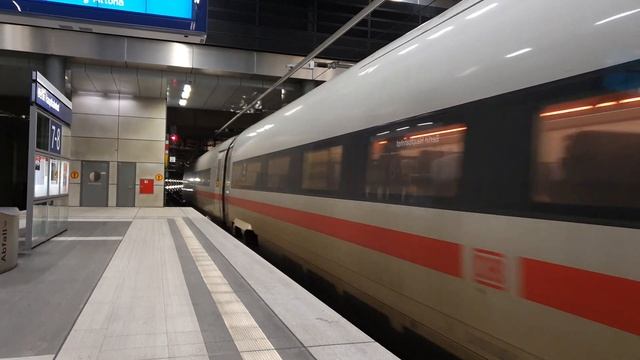 🇩🇪 ICE 4 BR 412 in Berlin Hauptbahnhof ( HBF ) смотреть онлайн