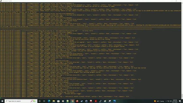 NSX T VIB Install as seen from ESXi host logfile смотреть онлайн