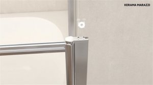 Видеоинструкция: шторка на ванну Vetro раздвижная, распашная, KERAMA MARAZZI