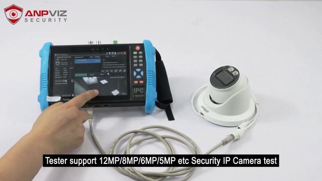 IP Tester Test Dahua PoE IP Camera and HD Analog 4 in 1 Camera Test (IPC 9800ADH PLUS） смотреть онлайн