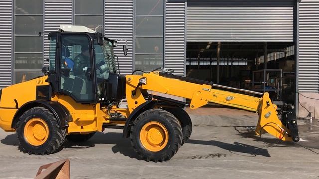 Heracles Wheel Loader H580T Telescope Arm Demo смотреть онлайн