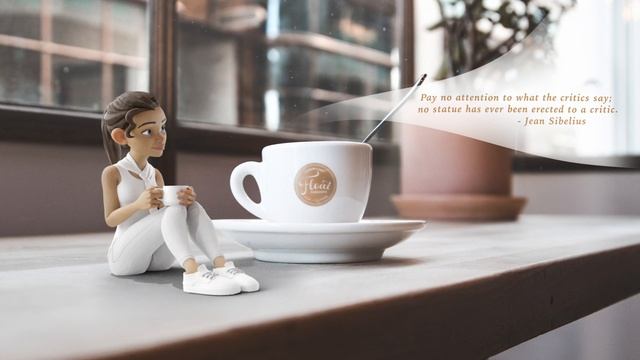 Quiet Coffee Shop | Calm Work Ambience with Encouraging Quotes (With Grace!) смотреть онлайн