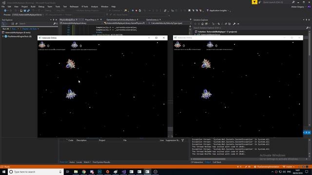 Asteroids Multiplayer Demo смотреть онлайн