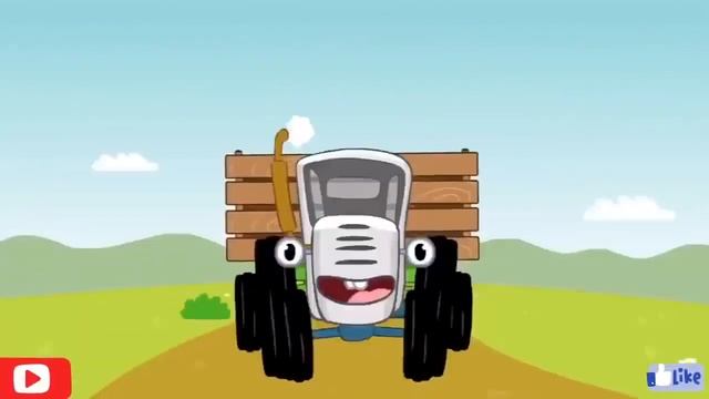 Синий трактор,песенка для детей смотреть онлайн
