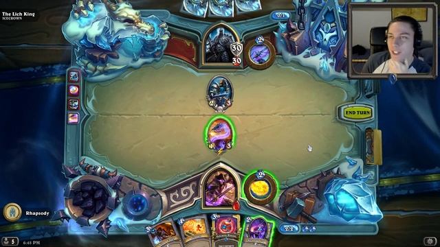 Let's Play Hearthstone Knights of the Frozen Throne: The Frozen Throne - Lich King (Priest) смотреть онлайн
