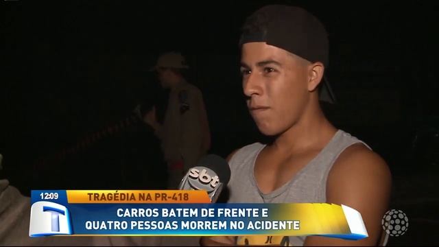 Acidente Mata Quatro Pessoas Na PR-418 - Tribuna Da Massa (27/01/20)