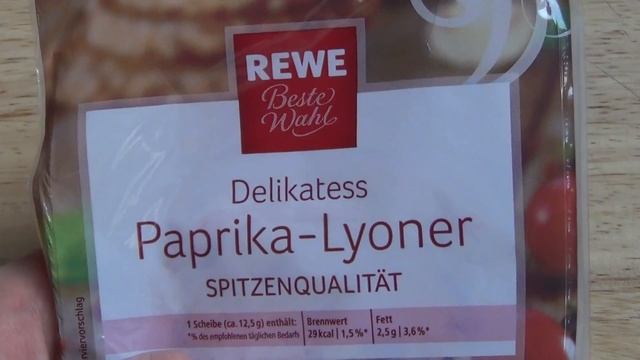 REWE Beste Wahl Delikatess Paprika Lyoner смотреть онлайн