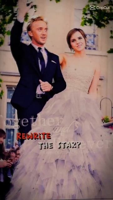 rewrite the star ⭐ #harrypotter #dracomalfoy #hogwarts #hermione #rewritethestars смотреть онлайн