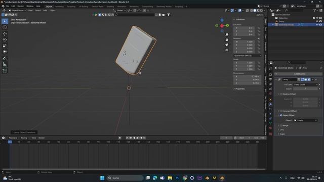 Product Spin Animation Blender 4.0! смотреть онлайн