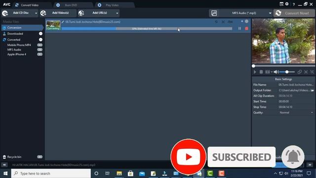 How to Convert Video mp3 Audio or mp4 Video file to change mp4 HD1080p orNormal Any Video Converter смотреть онлайн