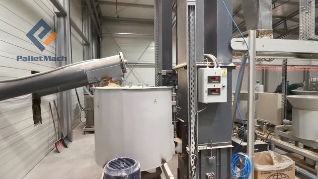 Auto pallet block machine production line-Romania смотреть онлайн