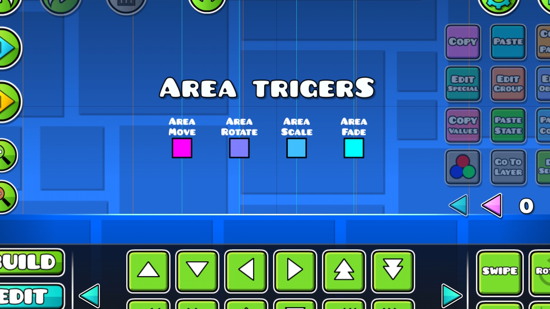 как пользоваться Area триггерами