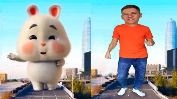 Милый Пухлый Кролик и Я - повторяем за Анимацией