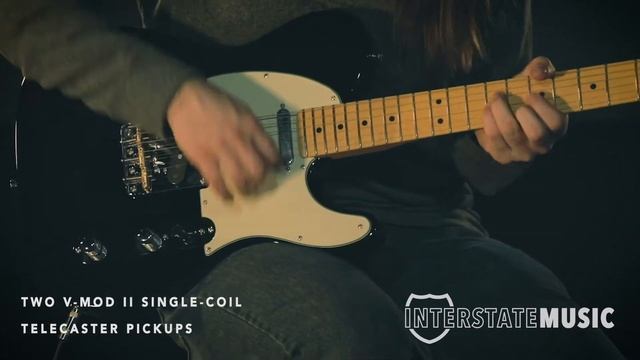 Fender American Professional ll Telecaster Electric Guitar, Black | Interstate Music смотреть онлайн