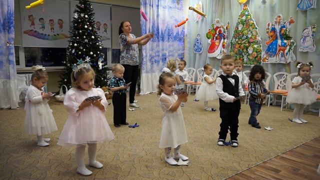 Новый Год в ясельной группе от1,5 лет. Фрагменты. смотреть онлайн