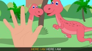 Dinosaur Finger Family From KiddyBots | The Finger Family Song