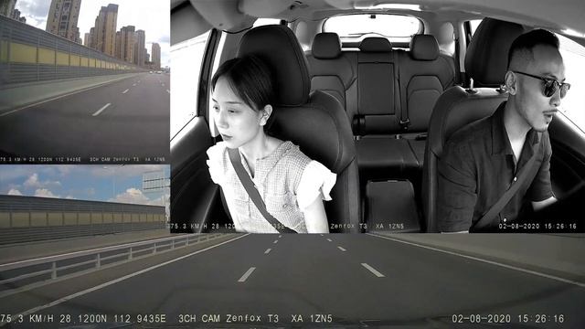 Zenfox T3 3CH 3 Channel Dash Cam for Taxi/Uber Introduction Video смотреть онлайн