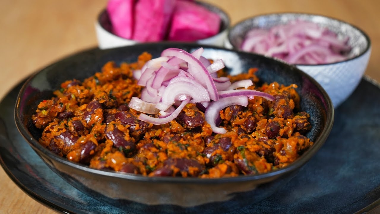 Лобио из консервированной фасоли. Восхитительное грузинское блюдо из фасоли. смотреть онлайн