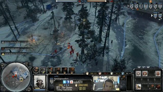 Company Of Heroes 2 - Solid(O) vs tiger(S) смотреть онлайн