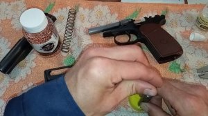 МР-654К- гладкий ствол от ПЕТРА,сравнение стволиков, сравнение калибровки  шариков STALKER и BORNER