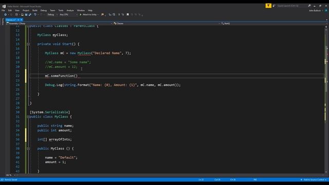 Using Classes - Beginner Unity Tutorial смотреть онлайн
