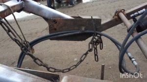 Пика для погрузки рулона.Перевез соседу сено