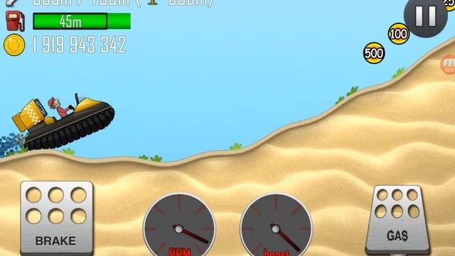 Экраноплан в Hill climb racing смотреть онлайн