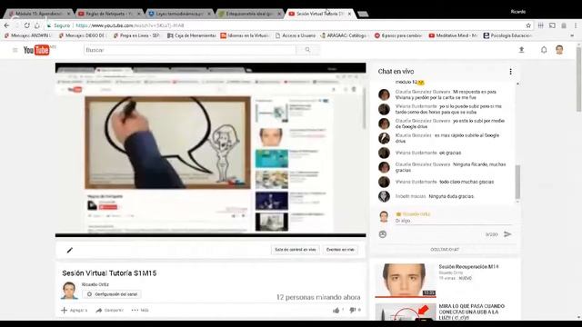 Sesión Virtual Tutoría S1M15 смотреть онлайн