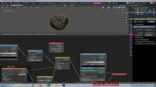 Blender Animation : Create Low poly Rocks in blender2.82 смотреть онлайн