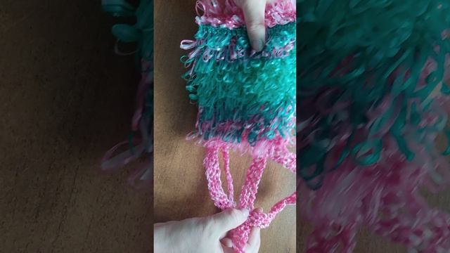 Связала мочалку) однослойную, в две нити смотреть онлайн